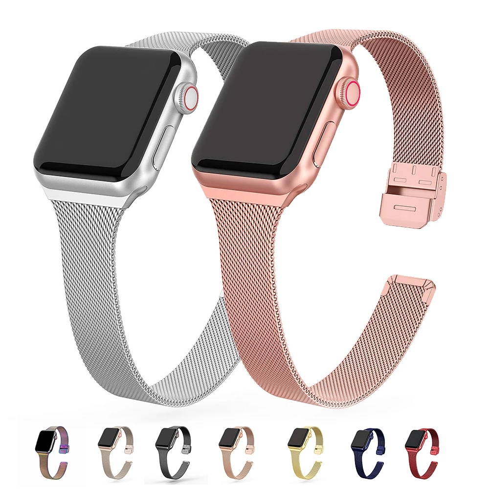Mesh Coil Strip - Apple Watch 밴드 용 스테인레스 스틸