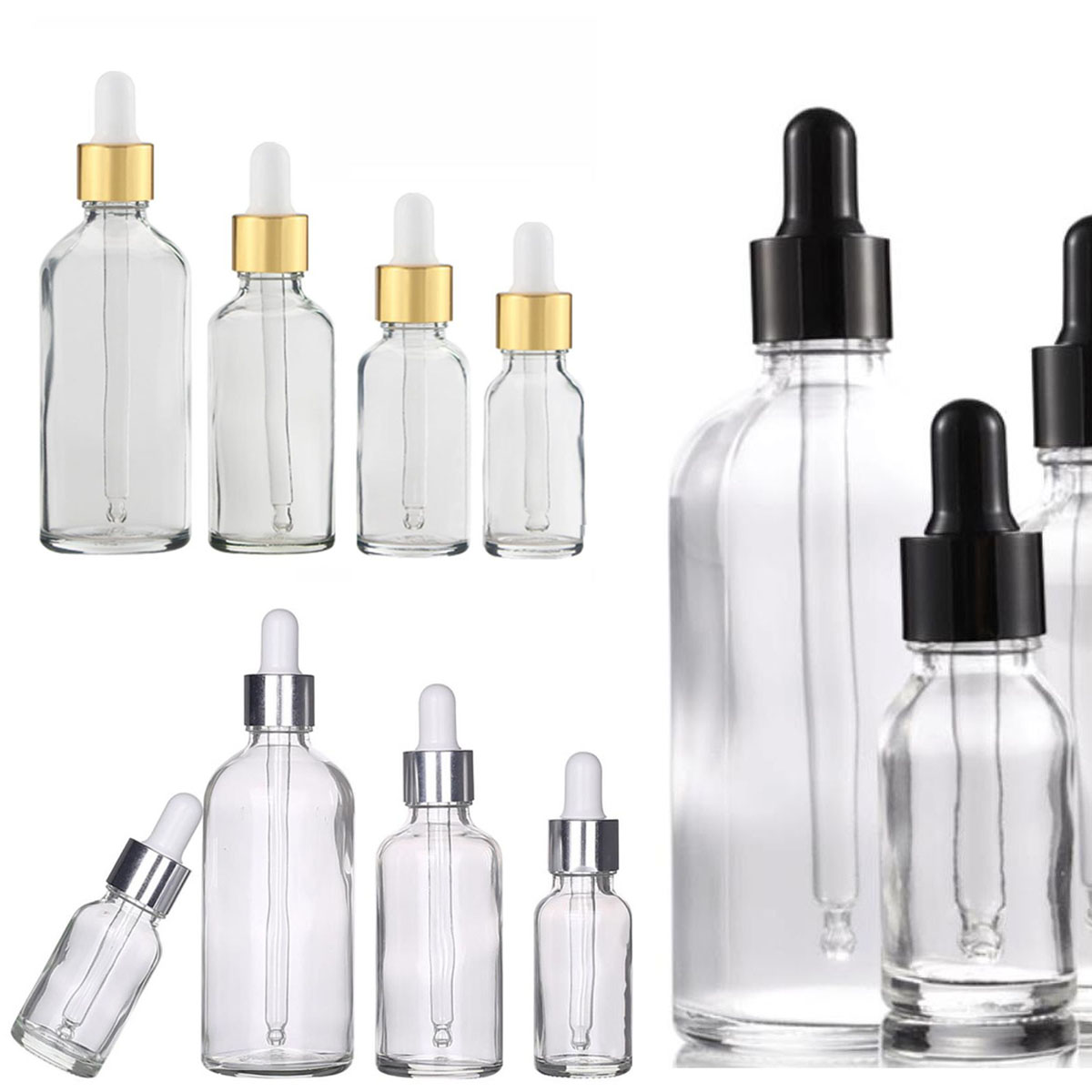 5/10/15/30/50/0ml 투명 유리 Droppe - Juice Bottle Dropper 리뷰 및 가격