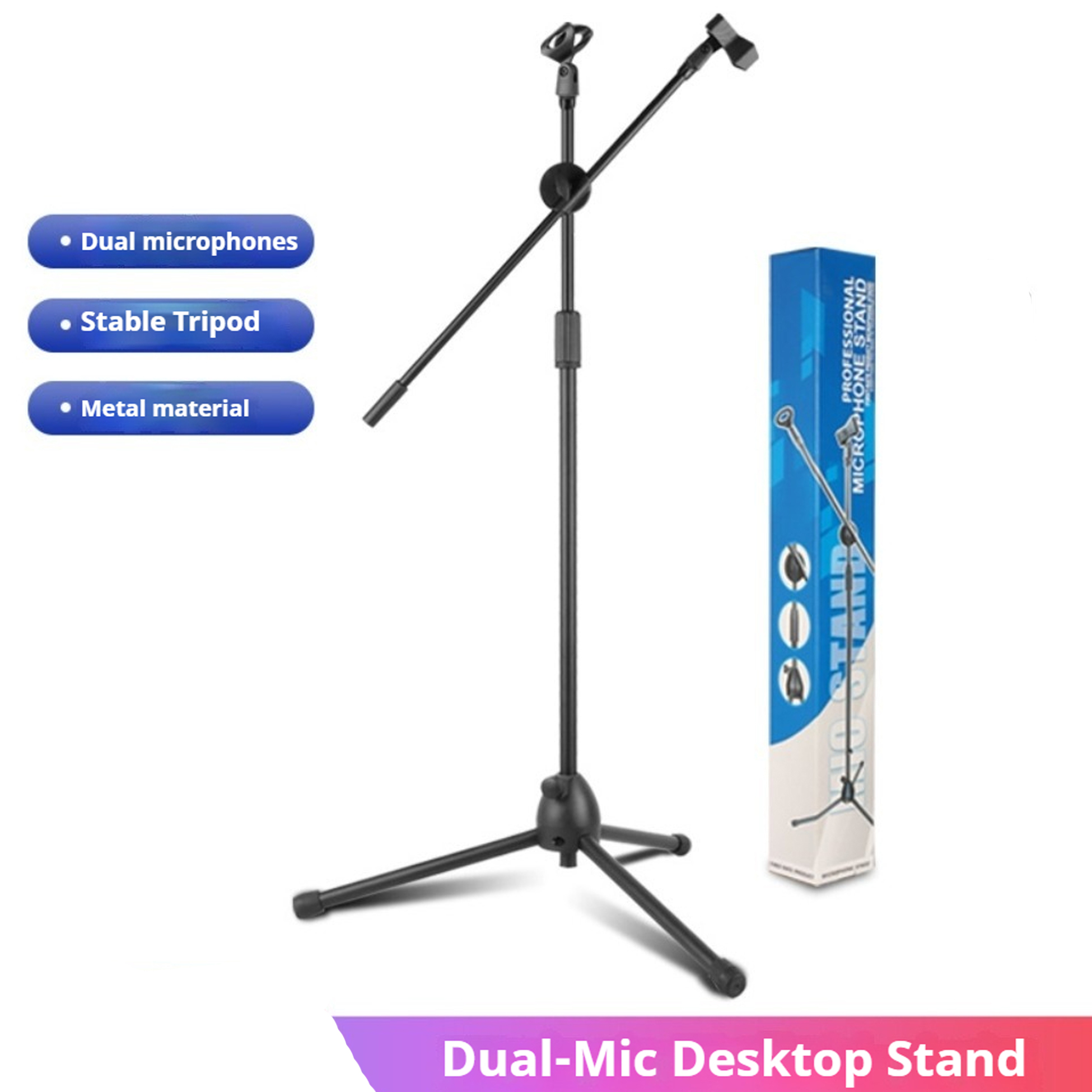 듀얼 암 디자인의 퍼포먼스 마이크 플로어 스탠드: 유연 - Shure Mic Sm58 리뷰 및 가격