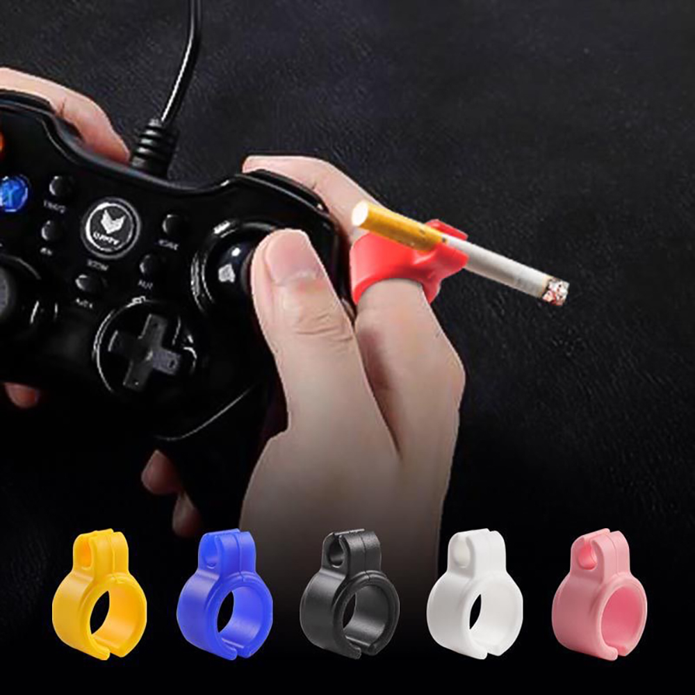 실리콘 핑거 담배 거치대 링 랙, 게임 플레이어 드라이 - Vape Ring 리뷰 및 가격