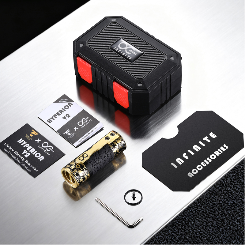 오리지널 썬더클라우드 하이페리온 V2 메크 모드 28m - Vape Battery 18650 리뷰 및 가격