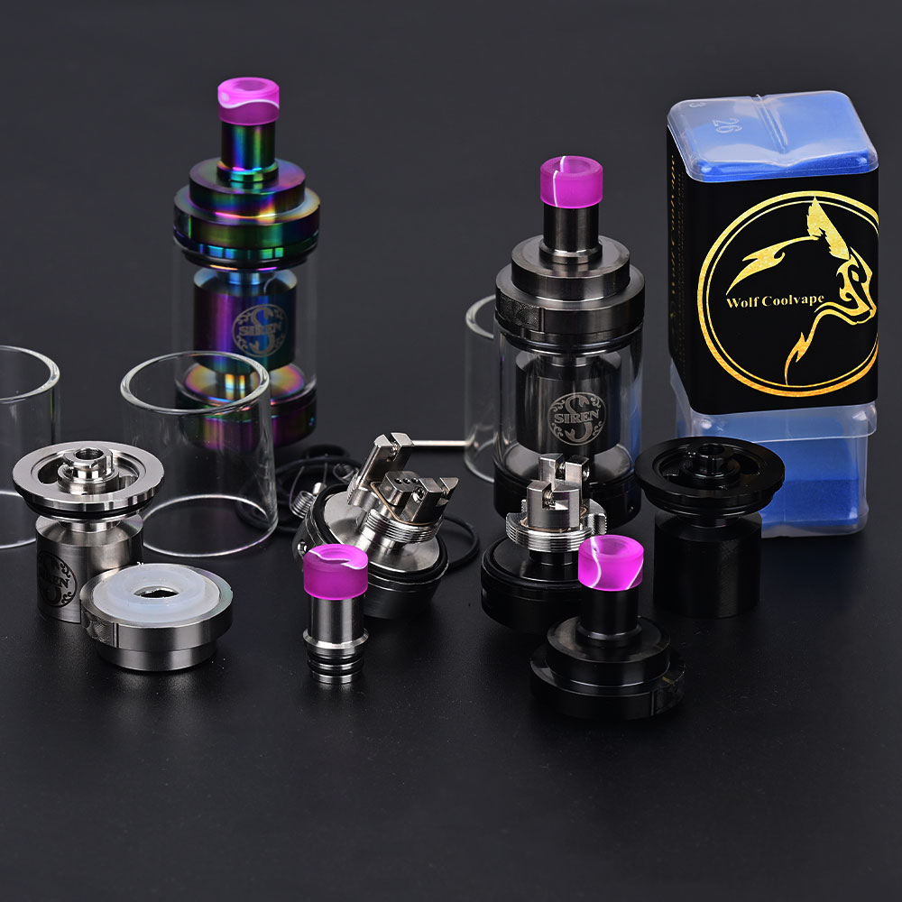 재구축 가능한 탱크 분무기 24mm용 최고의 사이렌 V - Vape Coil Replacement 리뷰 및 가격
