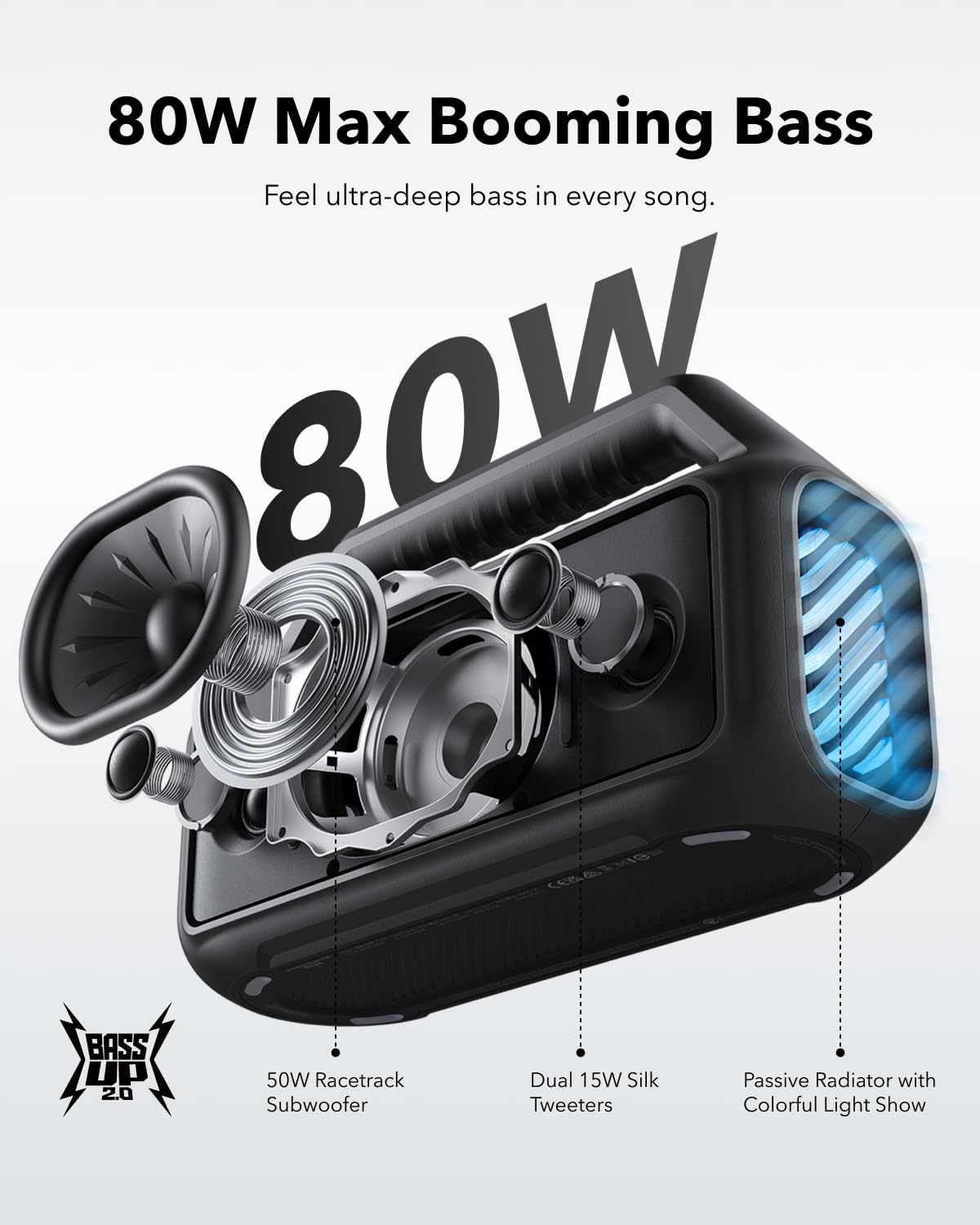 앤커 사운드코어 붐 V2, 아웃도어 스피커, 80W,  - Anker Speaker Soundcore Boom 2 리뷰 및 가격