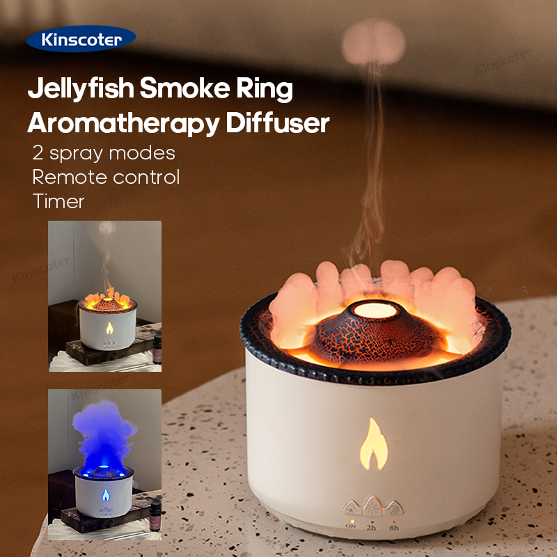 KINSCOTER 화산 불꽃 아로마 디퓨저, 해파리 연 - Vape Ring 리뷰 및 가격