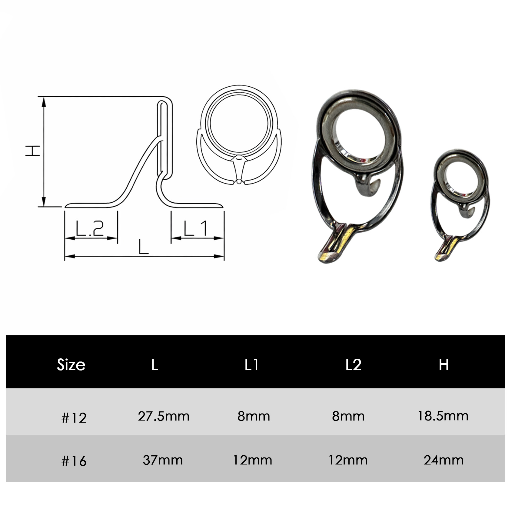 낚싯대 가이드 수리 키트 세트 – 팁탑 링, 스네이크  - Mesh Coil Strip 리뷰 및 가격