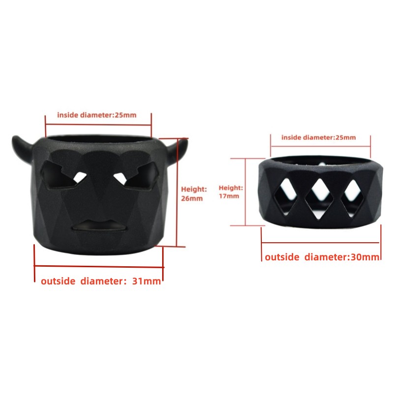 6PCS FATUBE 전구 튜브 Bullhead 모양의 - Vape Ring 리뷰 및 가격