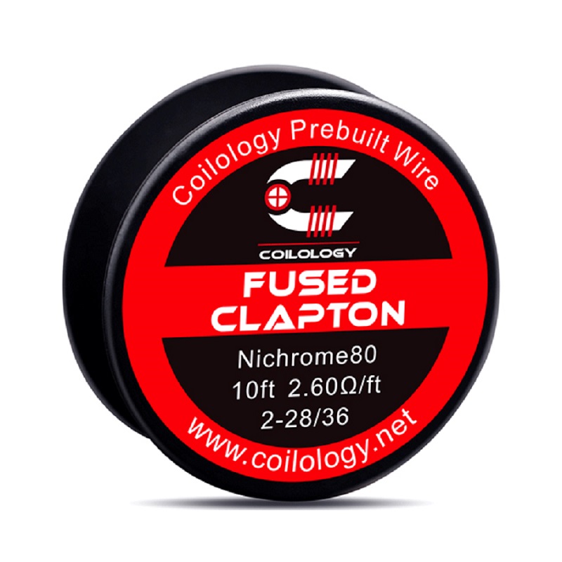Coilology 히팅 와이어 퓨즈드 클랩톤 NI80  - Vaping Area 리뷰 및 가격