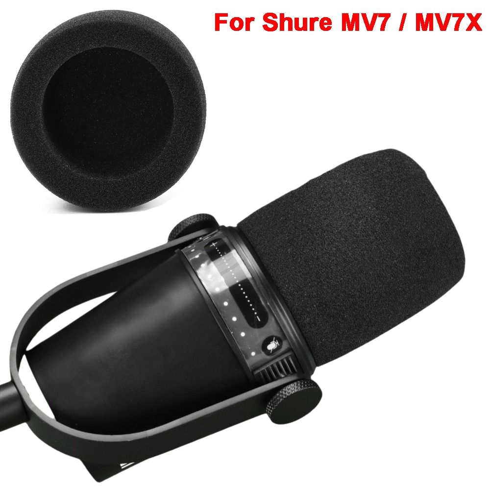 교체용 마이크 윈드스크린 커버 플록드 스폰지 폼 방풍  - Shure Mic Mv7 리뷰 및 가격