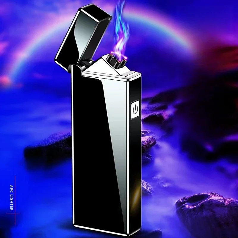 전자 방풍 더블 아크 펄스 플레임리스 라이터, USB  - Accessories Experts Vape 리뷰 및 가격