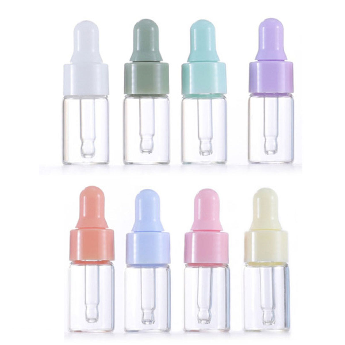 8개입 1/2/3/5ml 투명 유리 드로퍼 병 마카롱  - Juice Bottle Dropper 리뷰 및 가격