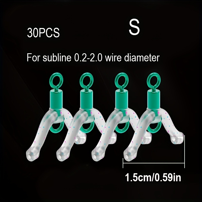 30개, 스페이스 빈 더블 훅 낚싯줄용 8자형 스위블  - Vape Band Silicone 리뷰 및 가격