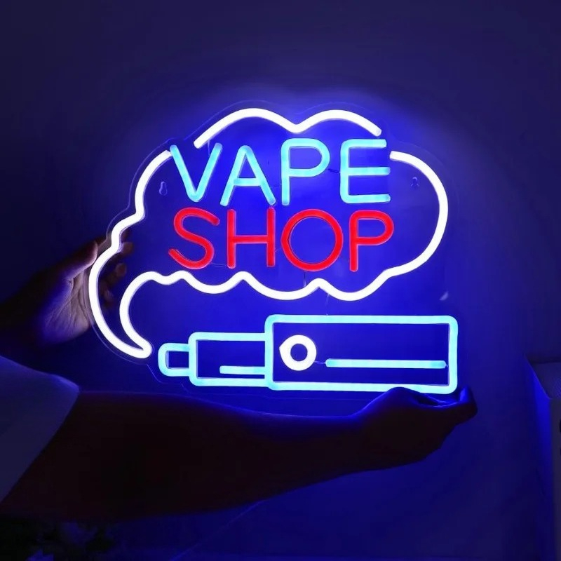 LED VAPE SHOP 연기 네온 사인 담배 가게 창 - Vaping Store 리뷰 및 가격